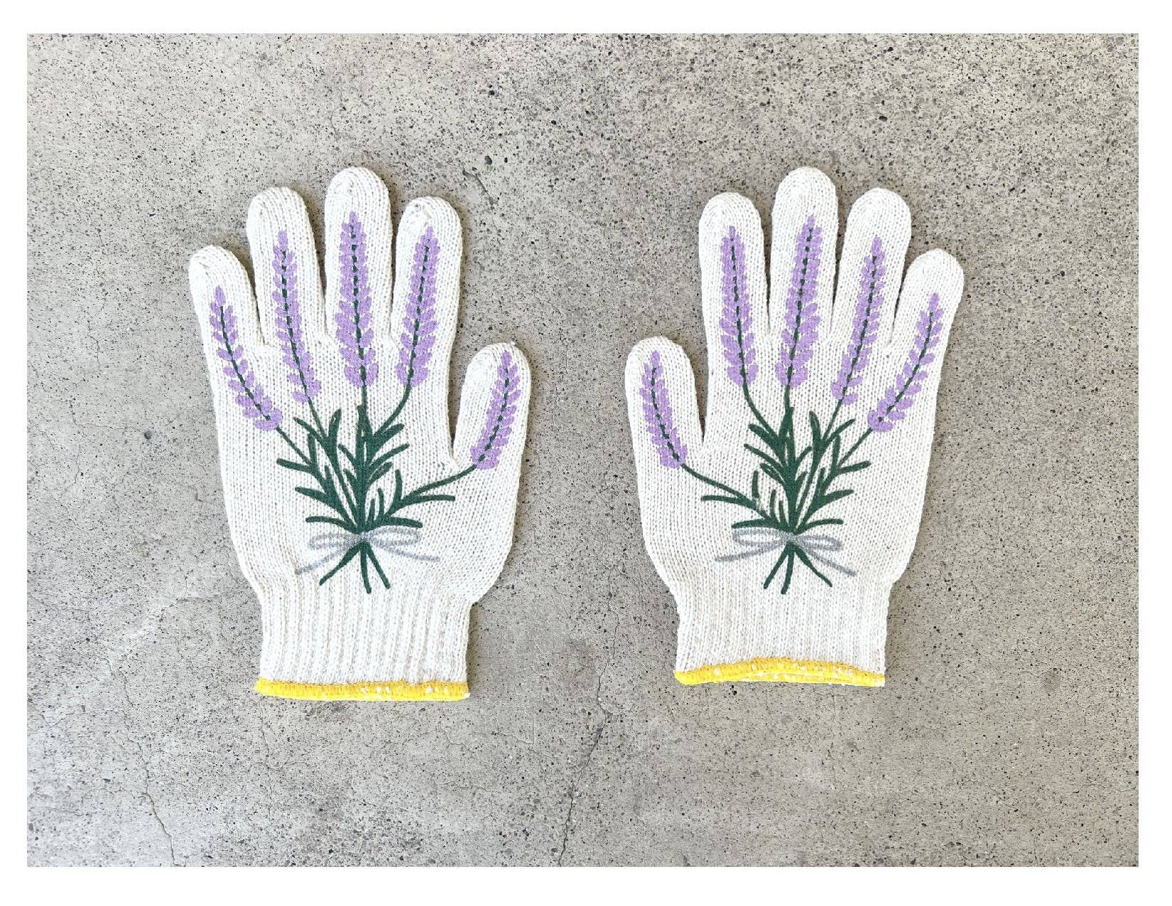 New Lavender Gardening Gloves: Bee Gloves