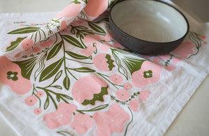 Flowers Tea Towel