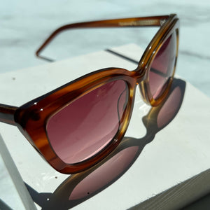 New Fenna&Fei Sunglasses | Costa Collection| Italian Acetate: Amber