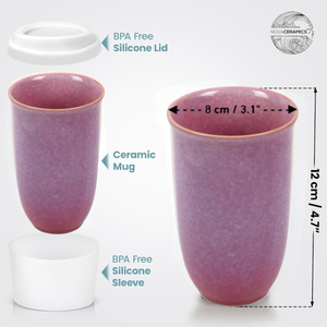 Astral Bloom Ceramic Reusable Cup