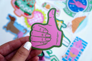 Thumbs Up Vinyl Sticker