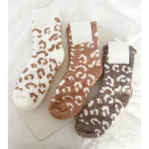 Assorted Leopard Print Socks