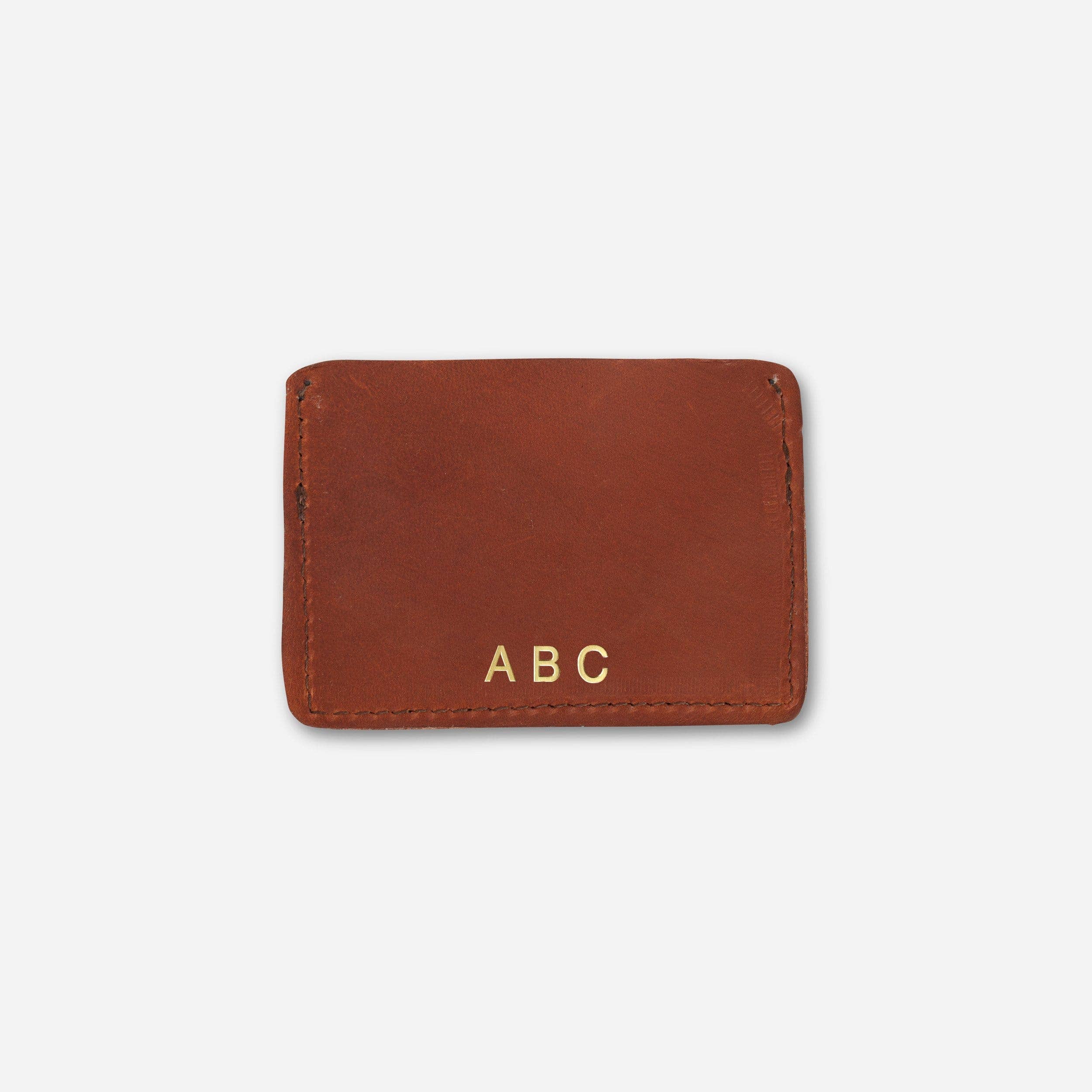 Clayton Card Wallet: Dark Brown