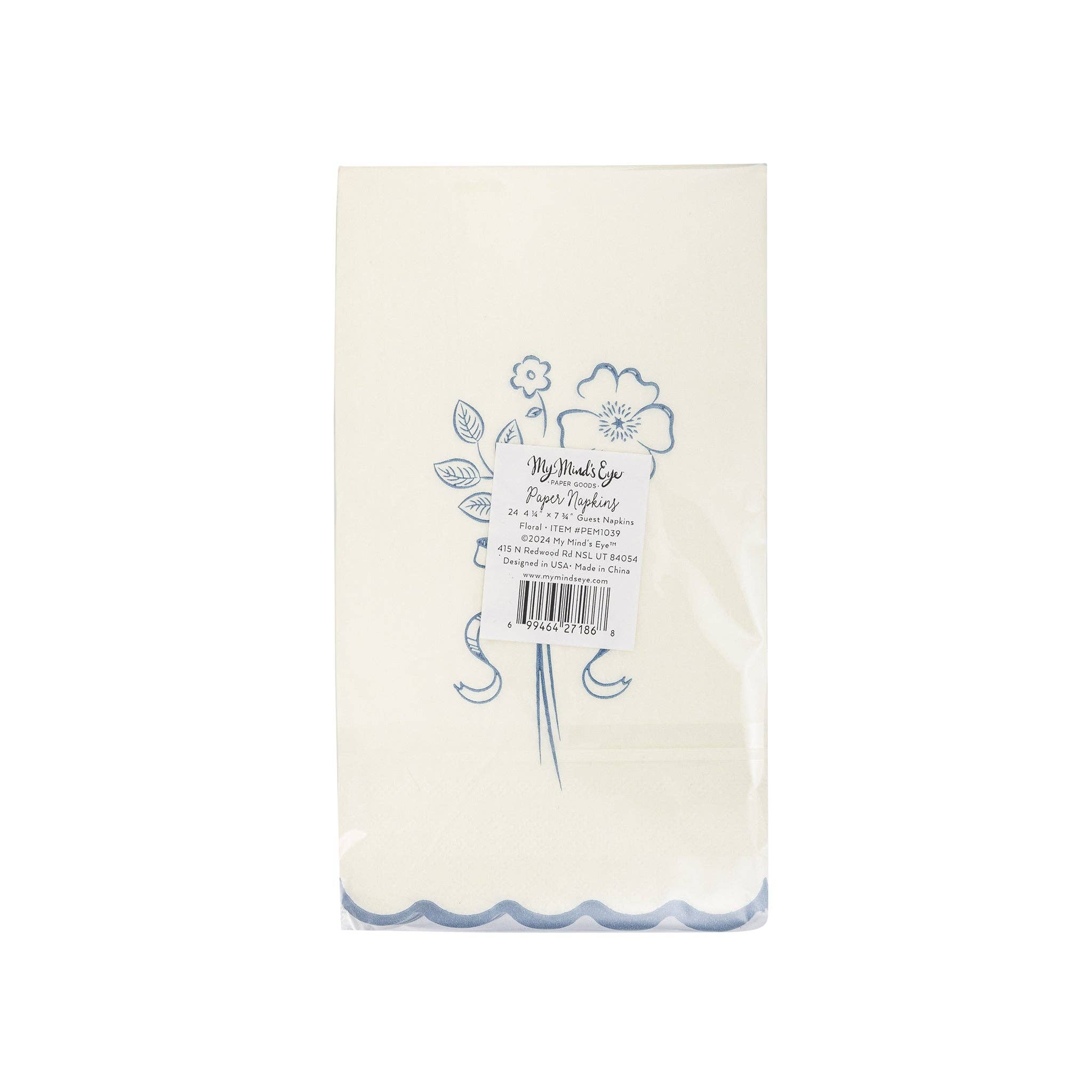 Pembroke Flower Paper Dinner Napkin