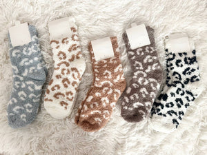 Assorted Leopard Print Socks