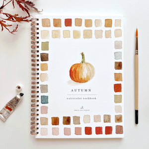 Autumn watercolor workbook