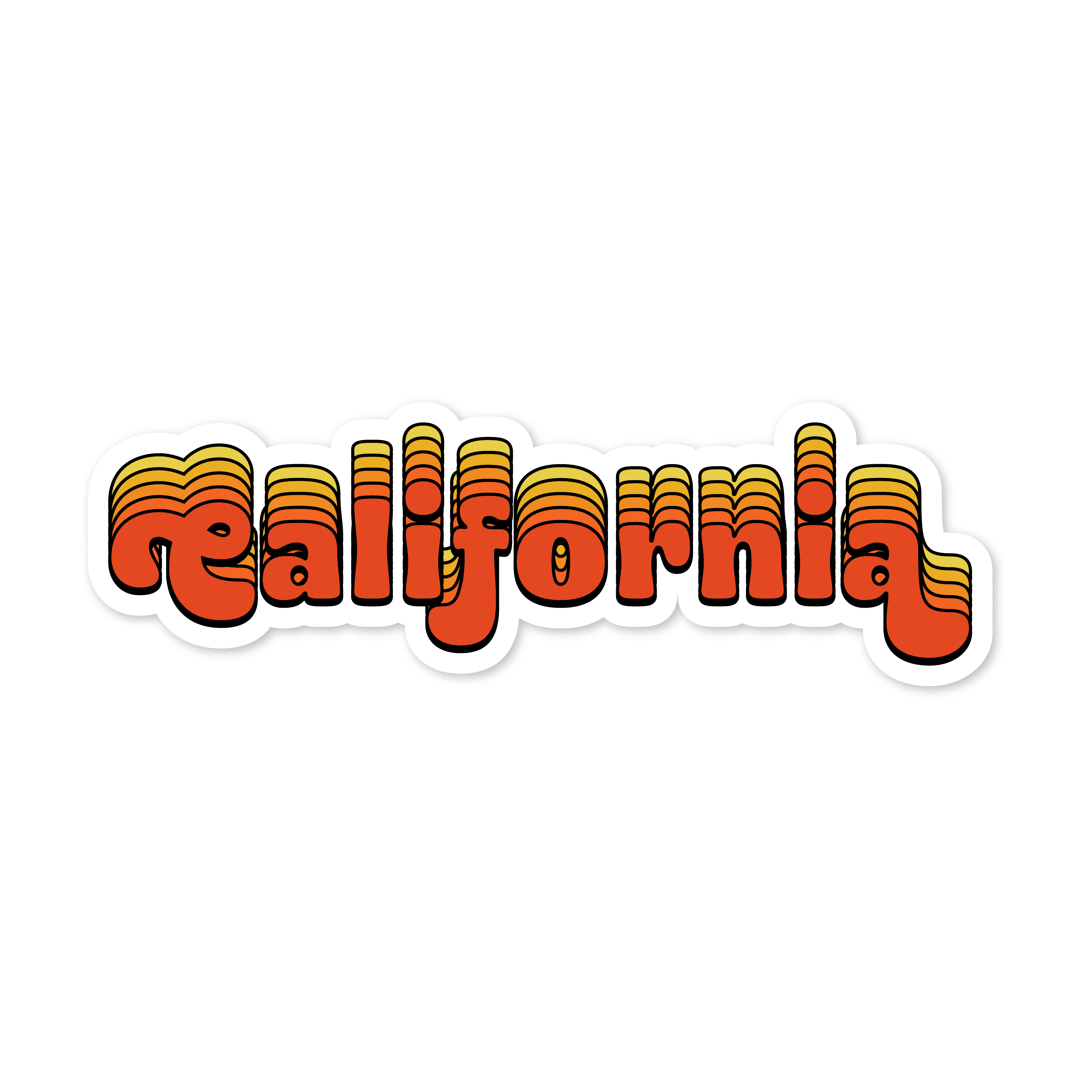 70s State - California Sticker