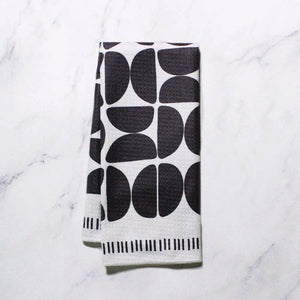 Mono Geo Dish Towel - 16''x24'': Folded Packaging
