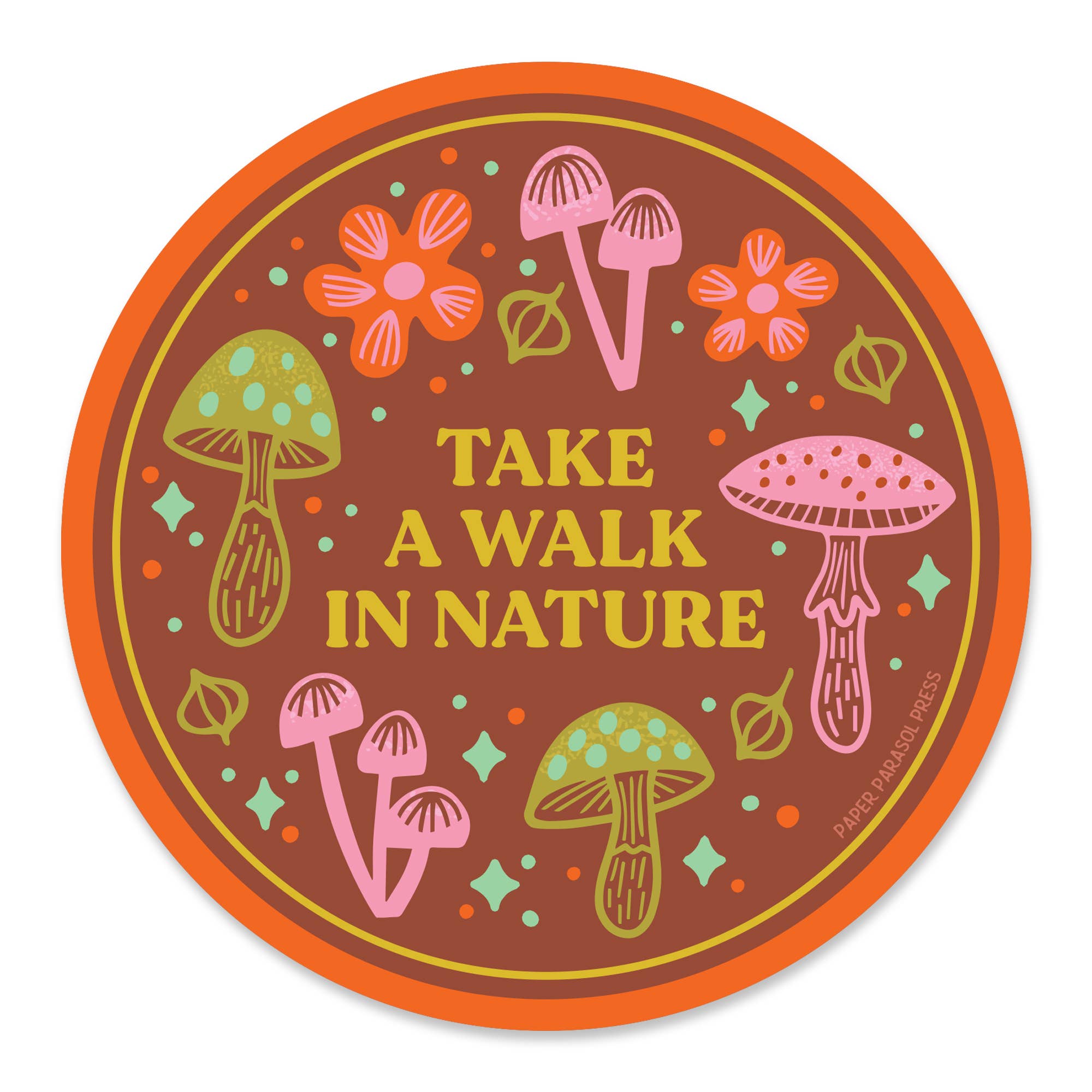 Take a Walk in Nature Sticker