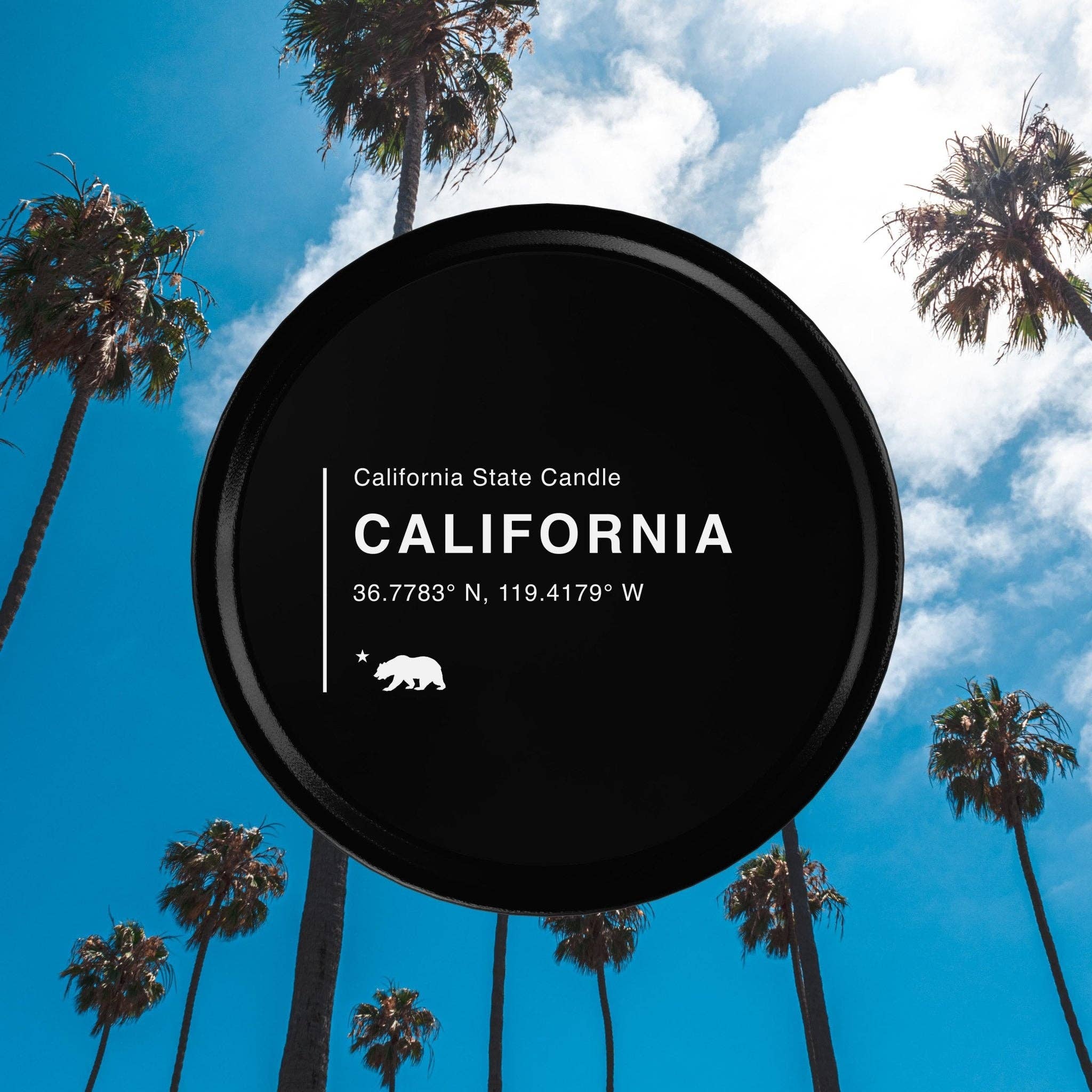 California State Scented Travel Tin Candle: Travel Tin (4oz)