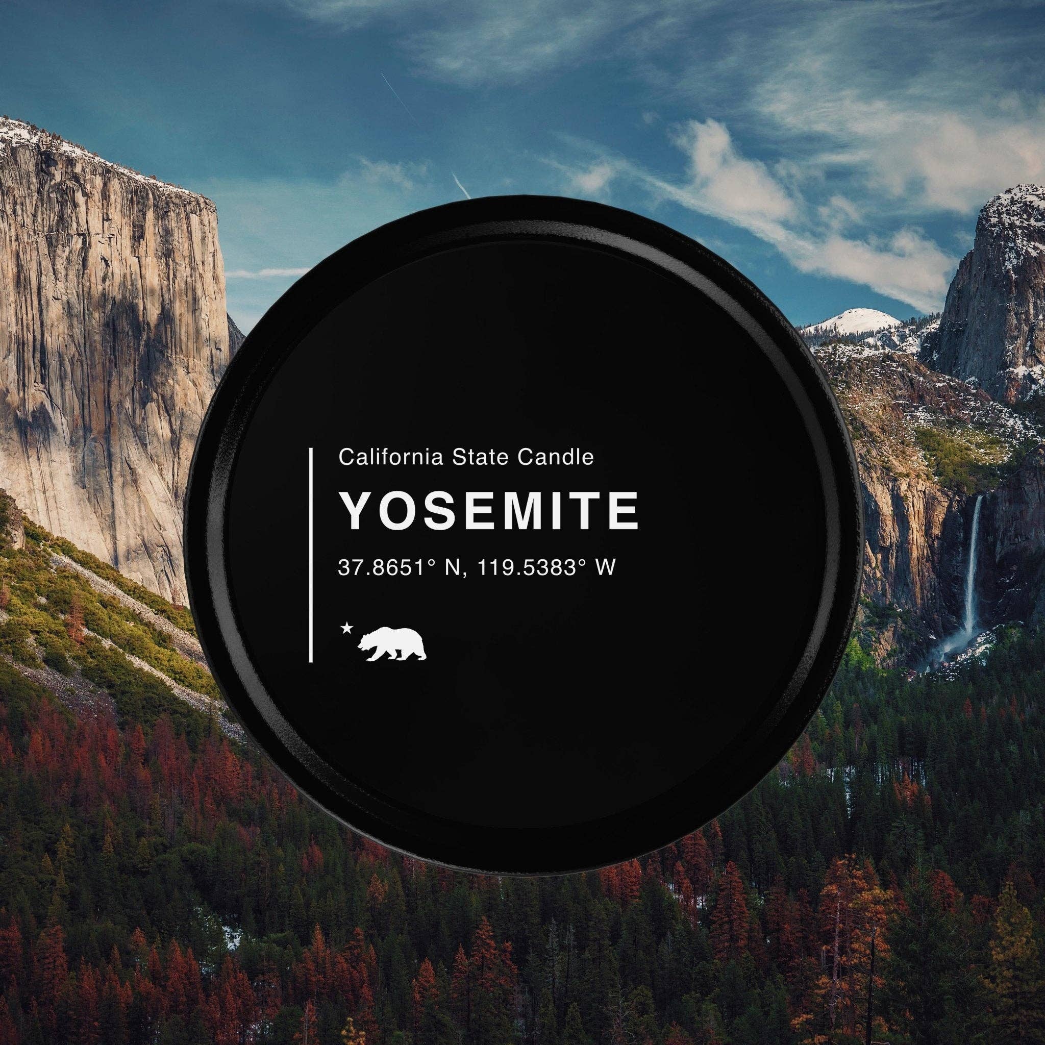 Yosemite California Scented Travel Tin Candle
