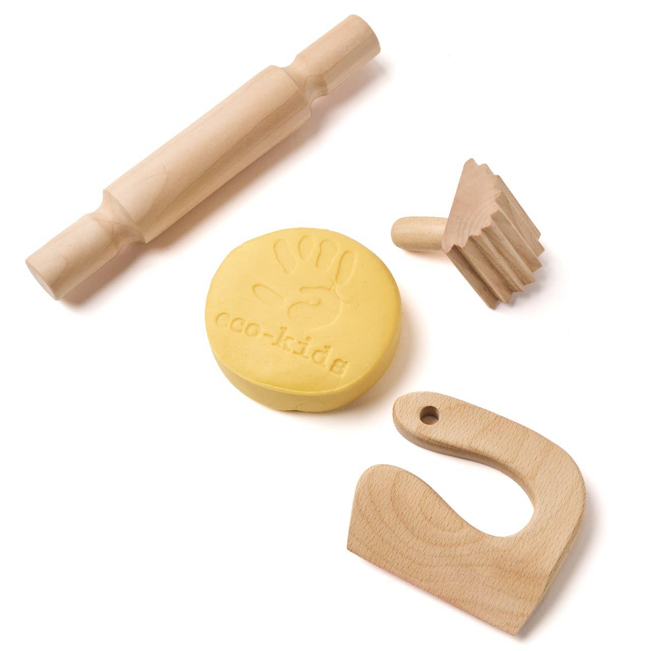 Eco-dough wood tools assorted