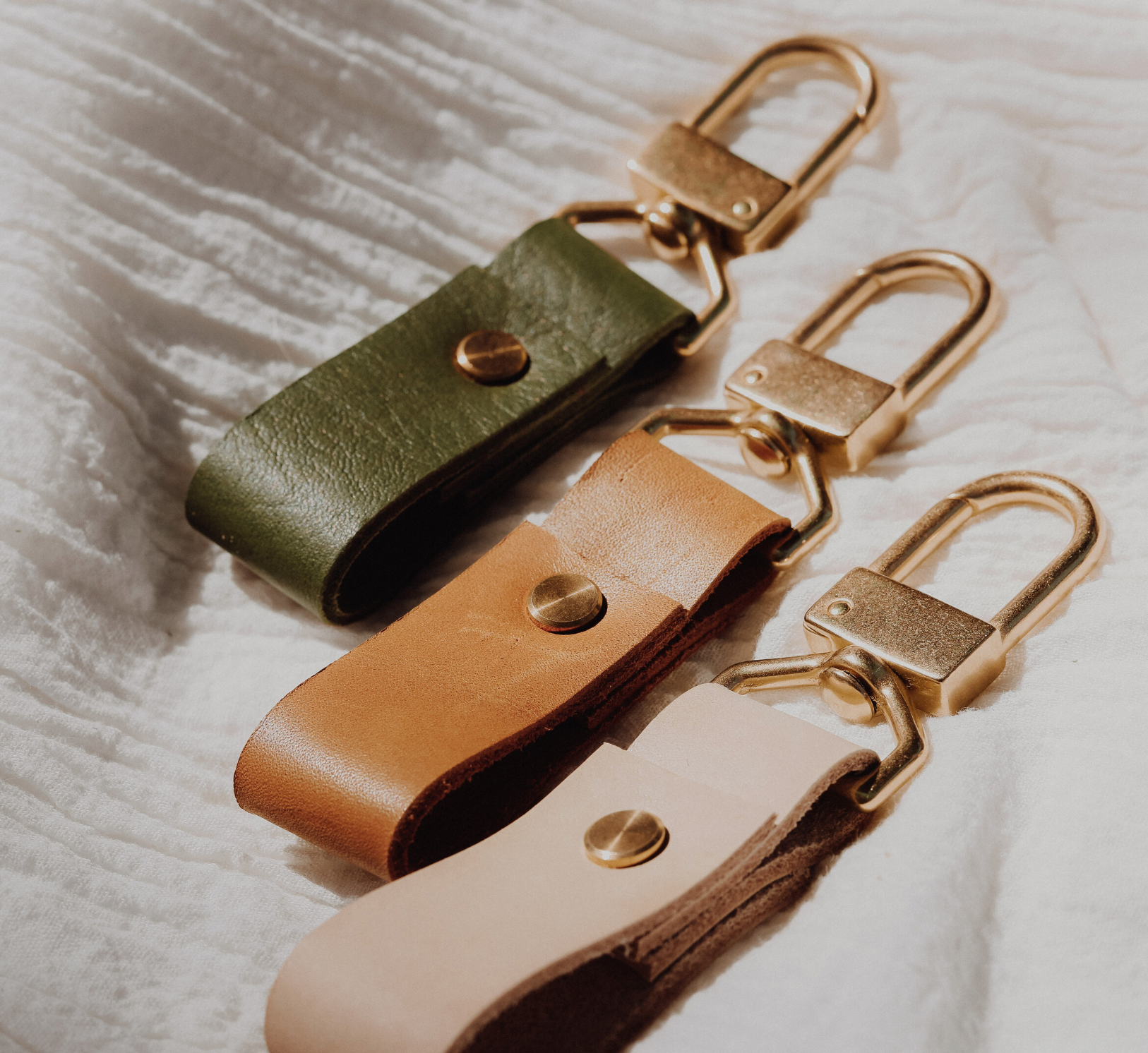 Faby Co. Leather Keychain- smaller