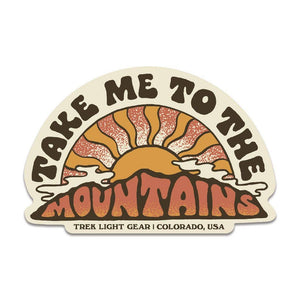 Take Me To The Mountains Sticker