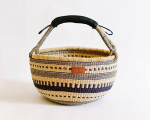 Suma Bolga Market Basket- stripes & dashes