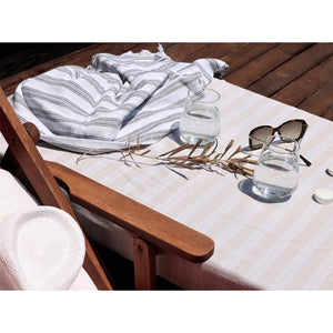 Tan & White Sand Towel