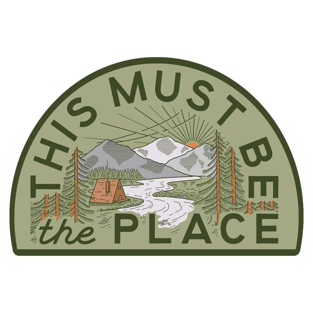 This Must Be The Place Sticker: The Mountains