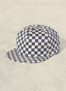Kids Checkerboard Field Trip Hat Blue