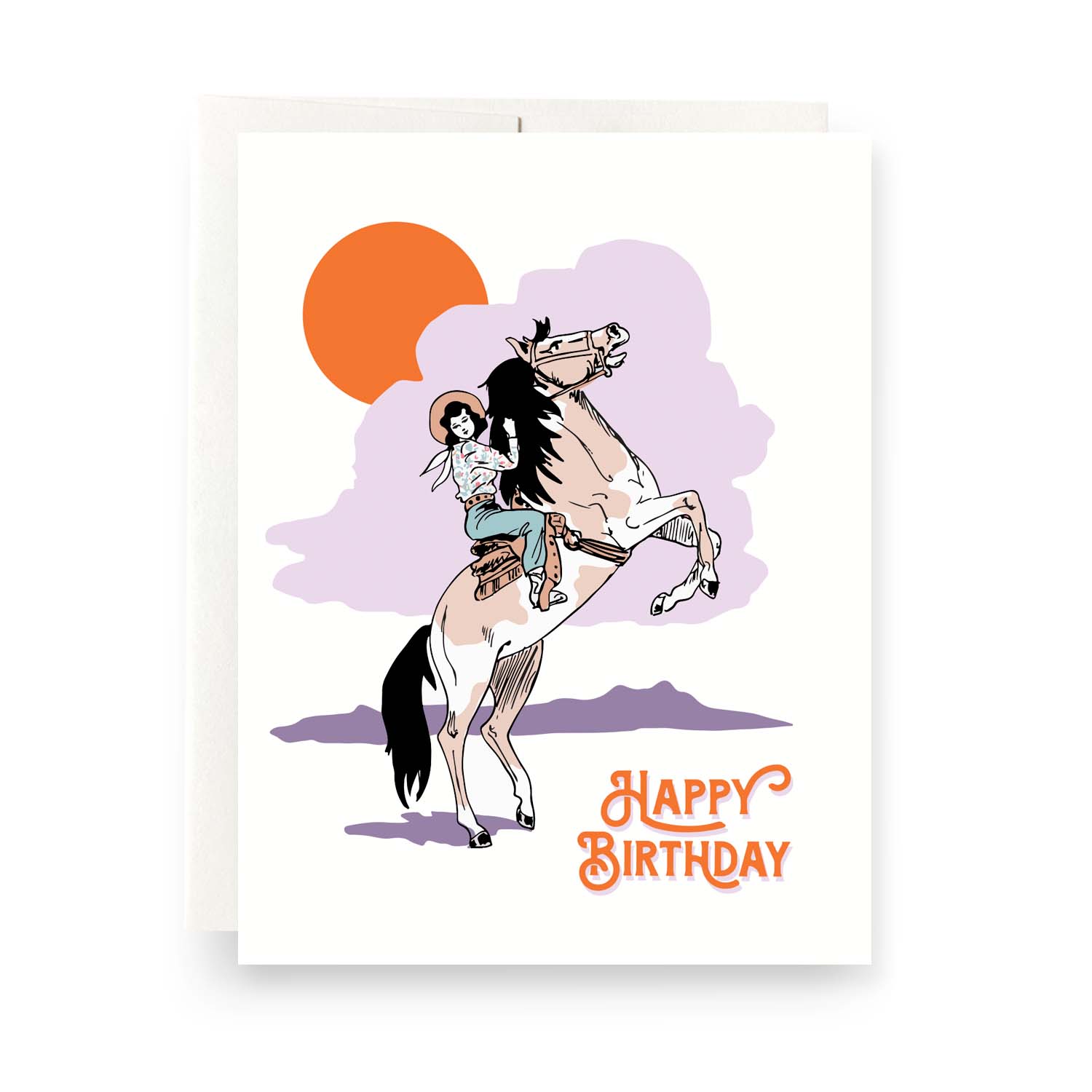 Cowgirl Birthday Greeting Card